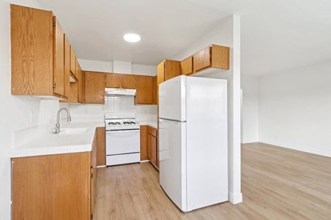 Floor plan for 1 bed, 1 bath, 980 sqft